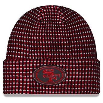 Men's New Era Black San Francisco 49ers 2026 Sideline Cold Weather Cuffed Knit Hat