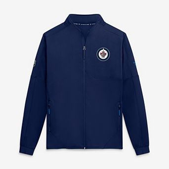 Men's Fanatics Navy Winnipeg Jets Authentic Pro Rink Fleece Full-Zip Jacket