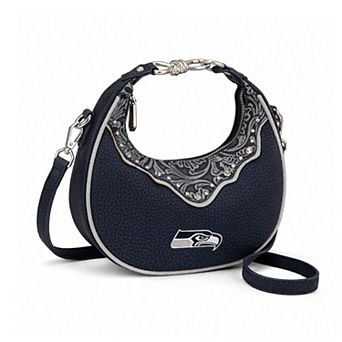 Women's Montana West Seattle Seahawks Crescent Shoulder Bag
