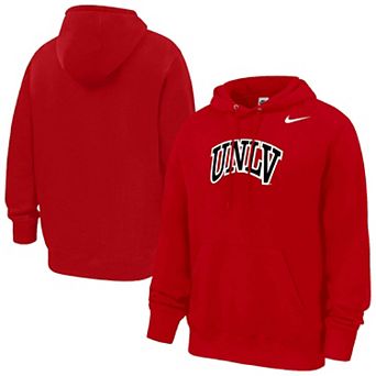 Men's Nike Red UNLV Rebels Club Fleece Hoodie