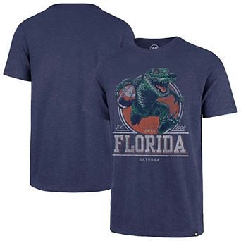 Men's '47 Royal Florida Gators Emblem Mark Scrum T-Shirt