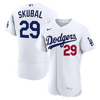 Men's Nike Tarik Skubal White Los Angeles Dodgers Home Authentic Jersey