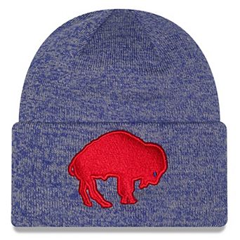 Youth New Era Royal Buffalo Bills Throwback Marled Cuffed Knit Hat