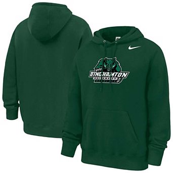 Men's Nike Green Binghamton Bearcats Club Fleece Hoodie