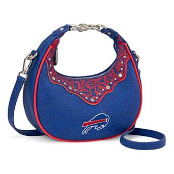 Women's Montana West Buffalo Bills Crescent Shoulder Bag