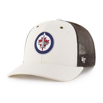 Men's '47 x Carhartt Cream Winnipeg Jets Undyed Trucker Adjustable Hat