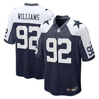 Men's Nike Quinnen Williams Navy Dallas Cowboys Game Jersey