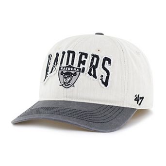 Men's '47 Natural Las Vegas Raiders Throwback Groton Franchise Fitted Hat