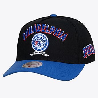 Men's Mitchell & Ness Black Philadelphia 76ers True Legacy Pro Snapback Hat