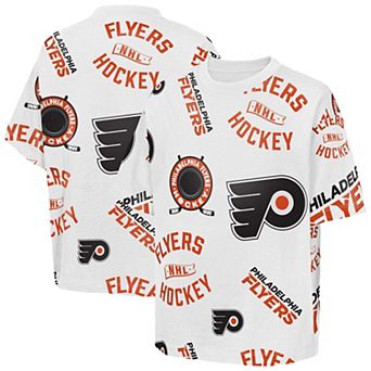 Youth Outerstuff White Philadelphia Flyers Unstoppable Elevated T-Shirt