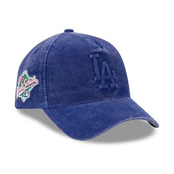 Men's New Era Royal Los Angeles Dodgers 1988 World Series Side Patch Tonal Corduroy 9FORTY A-Frame Adjustable Hat