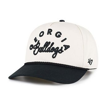 Women's '47 Cream/Black Georgia Bulldogs Rope Script Hitch Adjustable Hat