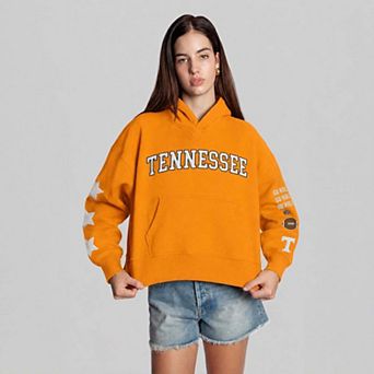 Women's Hype and Vice Tennessee Orange Tennessee Volunteers Cropped Spirit Hoodie