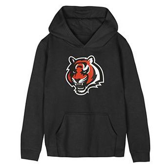 Preschool Outerstuff Black Cincinnati Bengals Primary Logo Fleece Hoodie