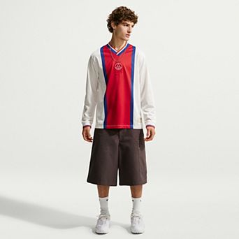 Men's Nike Red Paris Saint-Germain 2026/27 Away Energy Long Sleeve Lifestyle Jersey
