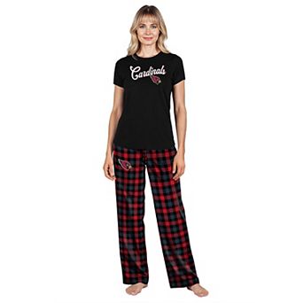 Women's Concepts Sport Black Arizona Cardinals Highland Sleep Set
