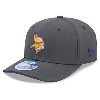 Men's New Era Charcoal Minnesota Vikings 2026 Sideline Cold Weather 9SEVENTY Adjustable Hat