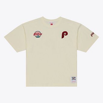 Men's Mitchell & Ness Cream Philadelphia Phillies Heritage Hues Oversized T-Shirt