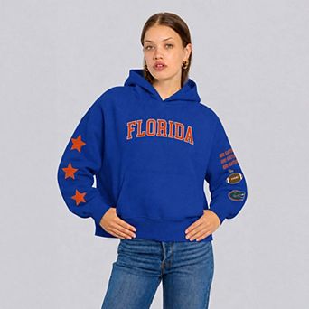 Women's Hype and Vice Royal Florida Gators Cropped Spirit Hoodie