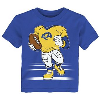 Toddler Outerstuff Royal Los Angeles Rams Game Fit T-Shirt