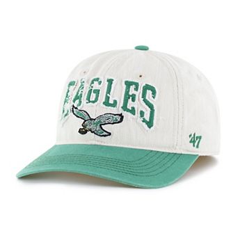 Men's '47 Natural Philadelphia Eagles Throwback Groton Franchise Fitted Hat
