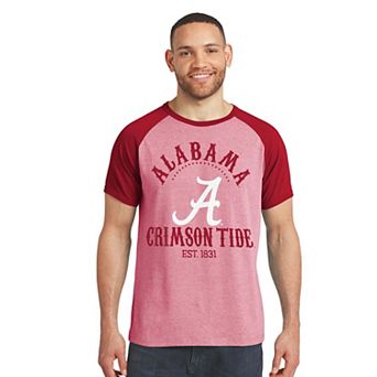 Men's Darius Rucker Collection by Fanatics Crimson Alabama Crimson Tide Raglan T-Shirt