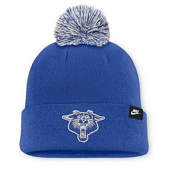 Unisex Nike Royal Kentucky Wildcats Letter Mascot Knit Hat with Pom