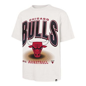 Men's '47 Cream Chicago Bulls Team Flex Foundation T-Shirt