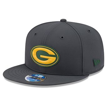 Men's New Era Charcoal Green Bay Packers 2026 Sideline Cold Weather 9FIFTY Snapback Hat