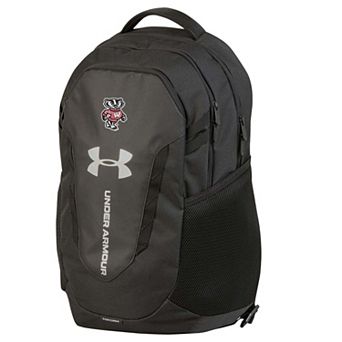 Under Armour Black Wisconsin Badgers Hustle Backpack