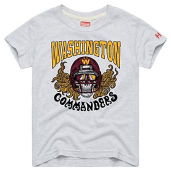 Toddler Homage Ash Washington Commanders NFL x Grateful Dead Tri-Blend T-Shirt
