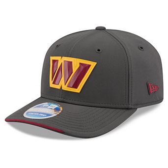 Men's New Era Charcoal Washington Commanders 2026 Sideline Cold Weather 9SEVENTY Adjustable Hat
