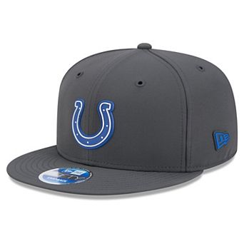 Men's New Era Charcoal Indianapolis Colts 2026 Sideline Cold Weather 9FIFTY Snapback Hat