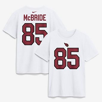 Men's Nike Trey McBride White Arizona Cardinals Name & Number T-Shirt