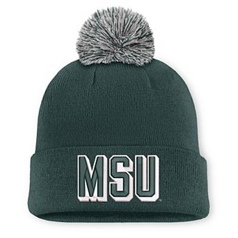 Unisex Nike Green Michigan State Spartans Letter Mascot Knit Hat with Pom