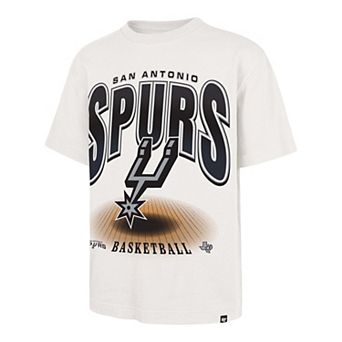 Men's '47 Cream San Antonio Spurs Team Flex Foundation T-Shirt