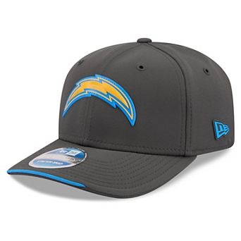 Men's New Era Charcoal Los Angeles Chargers 2026 Sideline Cold Weather 9SEVENTY Adjustable Hat