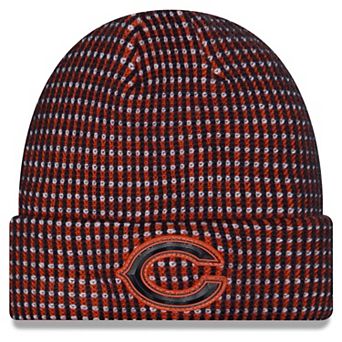 Men's New Era Orange Chicago Bears 2026 Sideline Cold Weather Cuffed Knit Hat