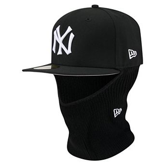 Men's New Era Black New York Yankees Ski Mask 59FIFTY Fitted Hat