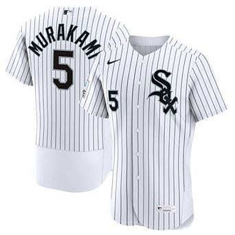 Men's Nike Munetaka Murakami White Chicago White Sox Authentic Sponsor Patch Jersey