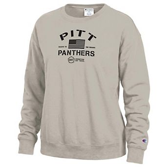 Women's Champion Tan Pitt Panthers Operation Hat Trick Powerblend Sweatshirt