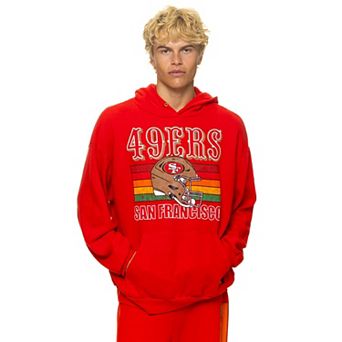 Unisex Aviator Nation Scarlet San Francisco 49ers Relaxed Tri-Blend Hoodie