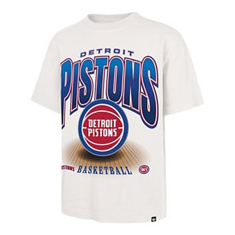 Men's '47 Cream Detroit Pistons Team Flex Foundation T-Shirt
