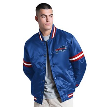 Men's Starter Royal Buffalo Bills Courtside Varsity Full Snap Jacket