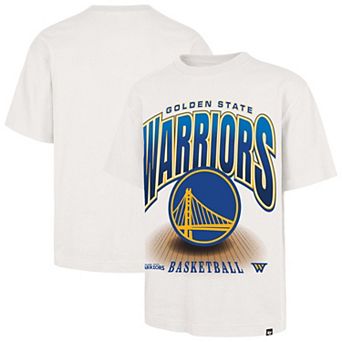 Men's '47 Cream Golden State Warriors Team Flex Foundation T-Shirt