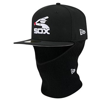 Men's New Era Black Chicago White Sox Ski Mask 59FIFTY Fitted Hat