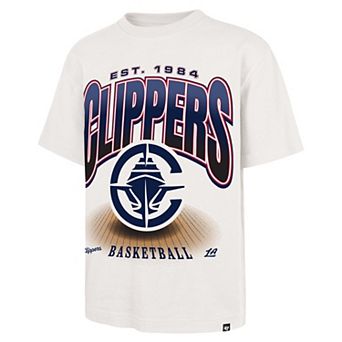 Men's '47 Cream LA Clippers Team Flex Foundation T-Shirt