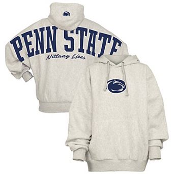 Women's Pressbox Gray Penn State Nittany Lions Belvedere Oversized Hoodie