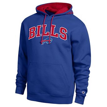 Men's Champion Royal/Red Buffalo Bills Contrast Hoodie