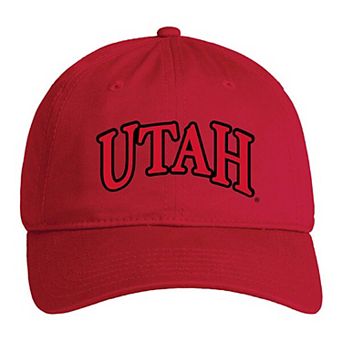 Unisex Under Armour Red Utah Utes Washed Cotton Adjustable Hat